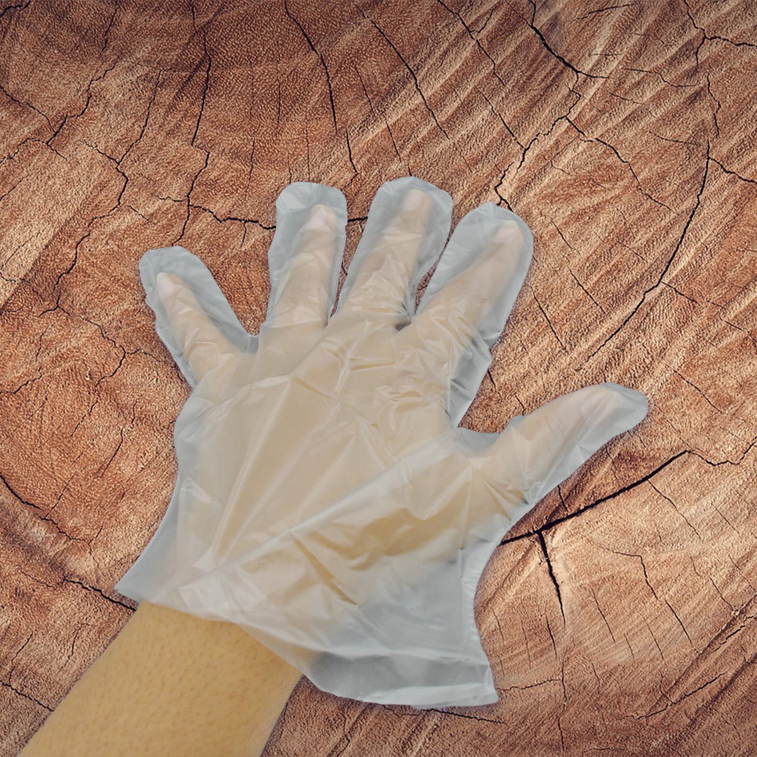 0665 Large Size Plastic Transparent Disposable Clear Plastic Hand Gloves For Home, Kitchen, Hotels, Hospitals, Clinics, Beauty Parlor, Saloons (100 pcs) 0665 Large Size Plastic Transparent Disposable Clear Plastic Hand Gloves For Home, Kitchen, Hotels, Hospitals, Clinics, Beauty Parlor, Saloons (100 pcs)